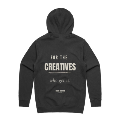 "For The Creatives" Hoodie - Cream Print Thumbnail