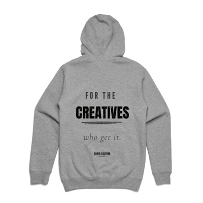 "For The Creatives" Hoodie - Cream Print Thumbnail